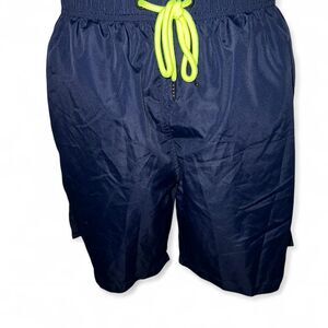 Unbranded Men's Blue and Navy Swim-briefs-shorts